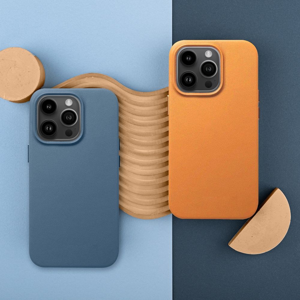 Husa Eleganta Leather Mag Cover Iphone 16 Pro -Albastru Indigo - 2 | YEO